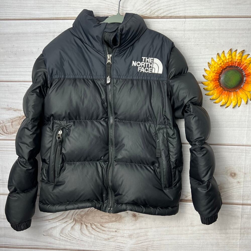 The North Face 1996 Retro Nuptse 700 Black Puffer Jacket Winter Coat 7/8